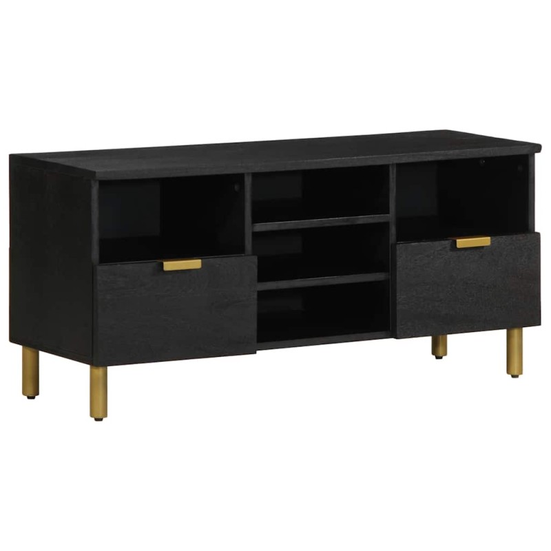 vidaXL Έπιπλο Τηλεόρασης Μαύρο 100x33x46 εκ. από Επεξεργασμένο Ξύλο