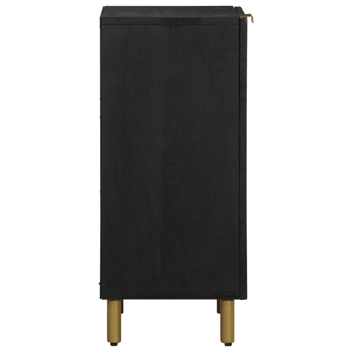 vidaXL Ραφιέρα Μαύρη 40x33x75 εκ. από Επεξεργασμένο Ξύλο