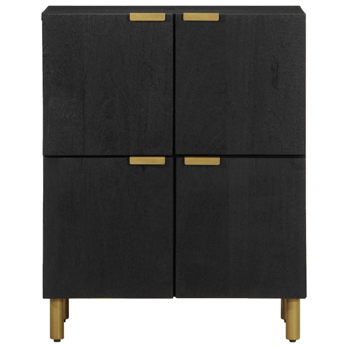 vidaXL Ραφιέρα Μαύρη 60x33x75 εκ. από Επεξεργασμένο Ξύλο