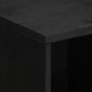 vidaXL Συρταριέρα Μαύρη 80x33x75 εκ. από Επεξεργασμένο Ξύλο