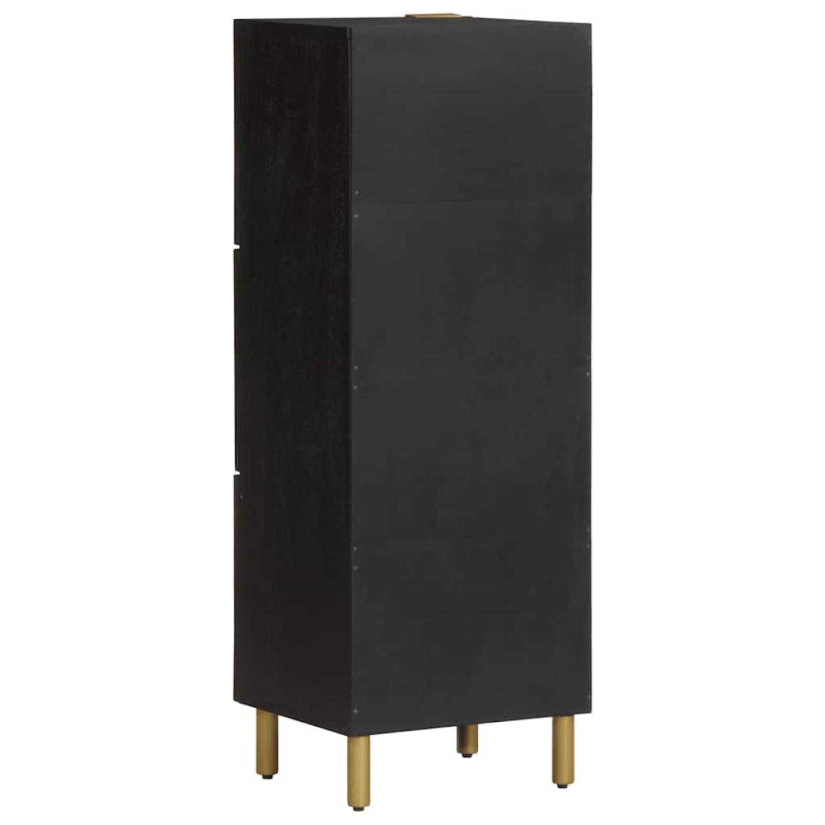 vidaXL Ντουλάπι Μαύρο 40 x 33 x 110 εκ. από Επεξεργασμένο Ξύλο