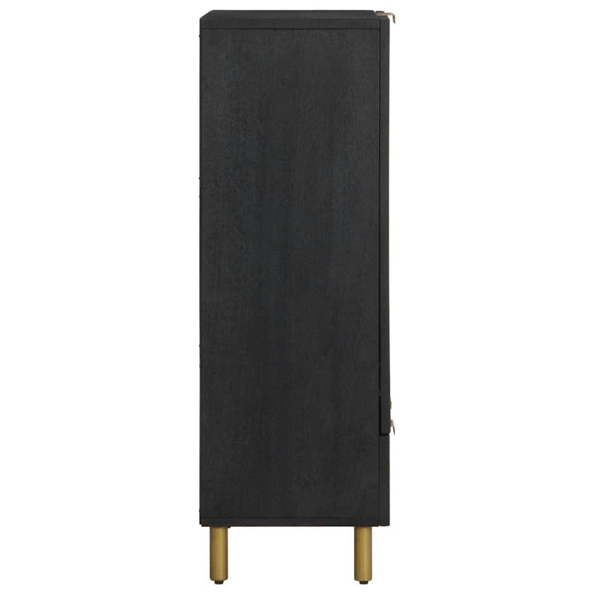 vidaXL Ντουλάπι Μαύρο 60 x 33 x 110 εκ. από Επεξεργασμένο Ξύλο