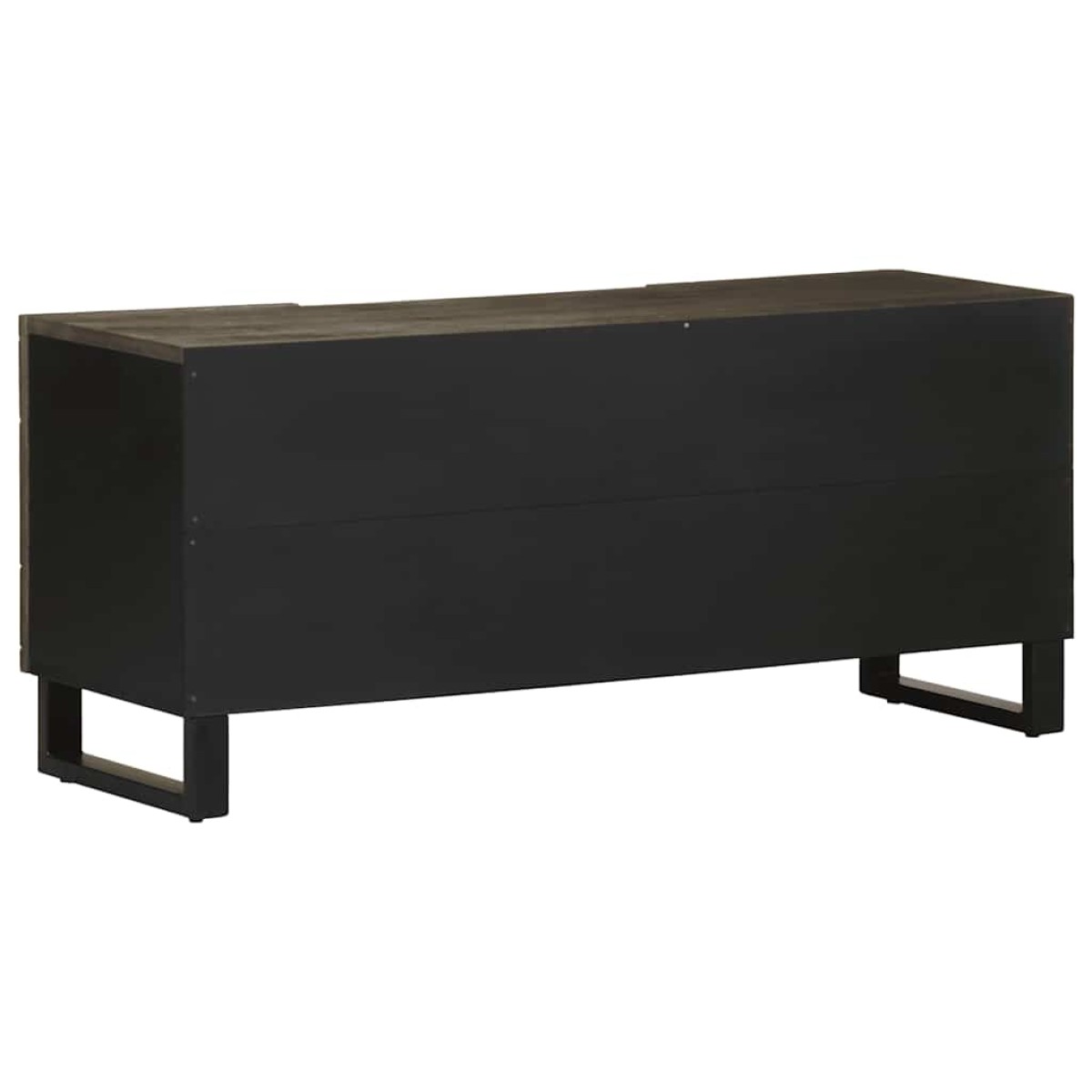 vidaXL Έπιπλο Τηλεόρασης Μαύρο 105 x 33 x 46 εκ. από Μασίφ Ξύλο Μάνγκο