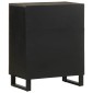 vidaXL Μπουφές Μαύρο 60x33x75 cm Μασίφ Ξύλο Μάνγκο