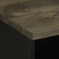 vidaXL Έπιπλο Τηλεόρασης Μαύρο 100 x 33 x 46 εκ. από Μασίφ Ξύλο Μάνγκο