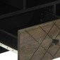 vidaXL Έπιπλο Τηλεόρασης Μαύρο 100 x 33 x 46 εκ. από Μασίφ Ξύλο Μάνγκο