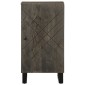 vidaXL Σκευοθήκη μαύρο 40x33x75 cm μασίφ ξύλο Μάνγκο