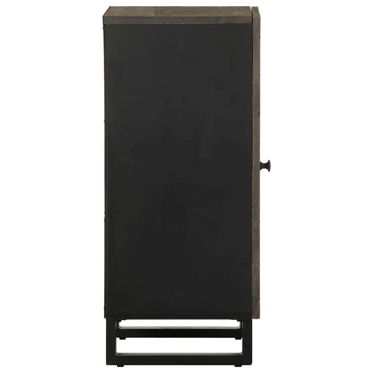 vidaXL Σκευοθήκη μαύρο 40x33x75 cm μασίφ ξύλο Μάνγκο