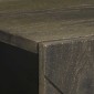 vidaXL Σκευοθήκη μαύρο 40x33x75 cm μασίφ ξύλο Μάνγκο