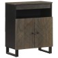 vidaXL Μπουφές Μαύρο 60x33x75 cm Μασίφ Ξύλο Μάνγκο
