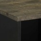 vidaXL Σκευοθήκη Μαύρο 80x33x75 cm μασίφ ξύλο Μάνγκο