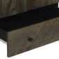 vidaXL Ντουλάπι Μαύρο 60 x 33 x 110 εκ. από Μασίφ Ξύλο Μάνγκο