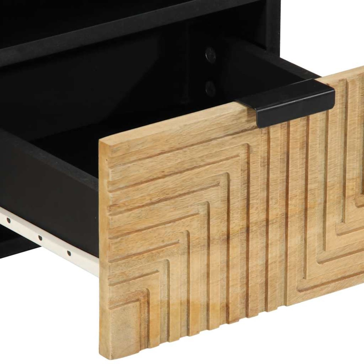 vidaXL Ντουλάπι τηλεόρασης καφέ 70x33x46 cm μασίφ ξύλο Mango