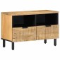 vidaXL Ντουλάπι τηλεόρασης καφέ 70x33x46 cm μασίφ ξύλο Mango