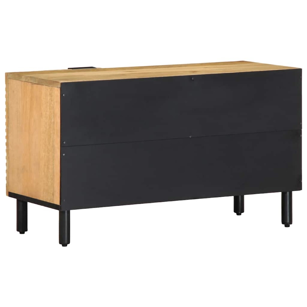 vidaXL Ντουλάπι τηλεόρασης καφέ 80x31,5x46 cm από μασίφ ξύλο Mango