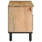 vidaXL Ντουλάπι τηλεόρασης καφέ 100x33x46 cm μασίφ ξύλο Mango