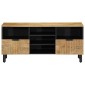 vidaXL Ντουλάπι τηλεόρασης καφέ 100x33x46 cm μασίφ ξύλο Mango