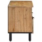 vidaXL Ντουλάπι τηλεόρασης καφέ 100x33x46 cm μασίφ ξύλο Mango