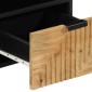 vidaXL Ντουλάπι τηλεόρασης καφέ 100x33x46 cm μασίφ ξύλο Mango