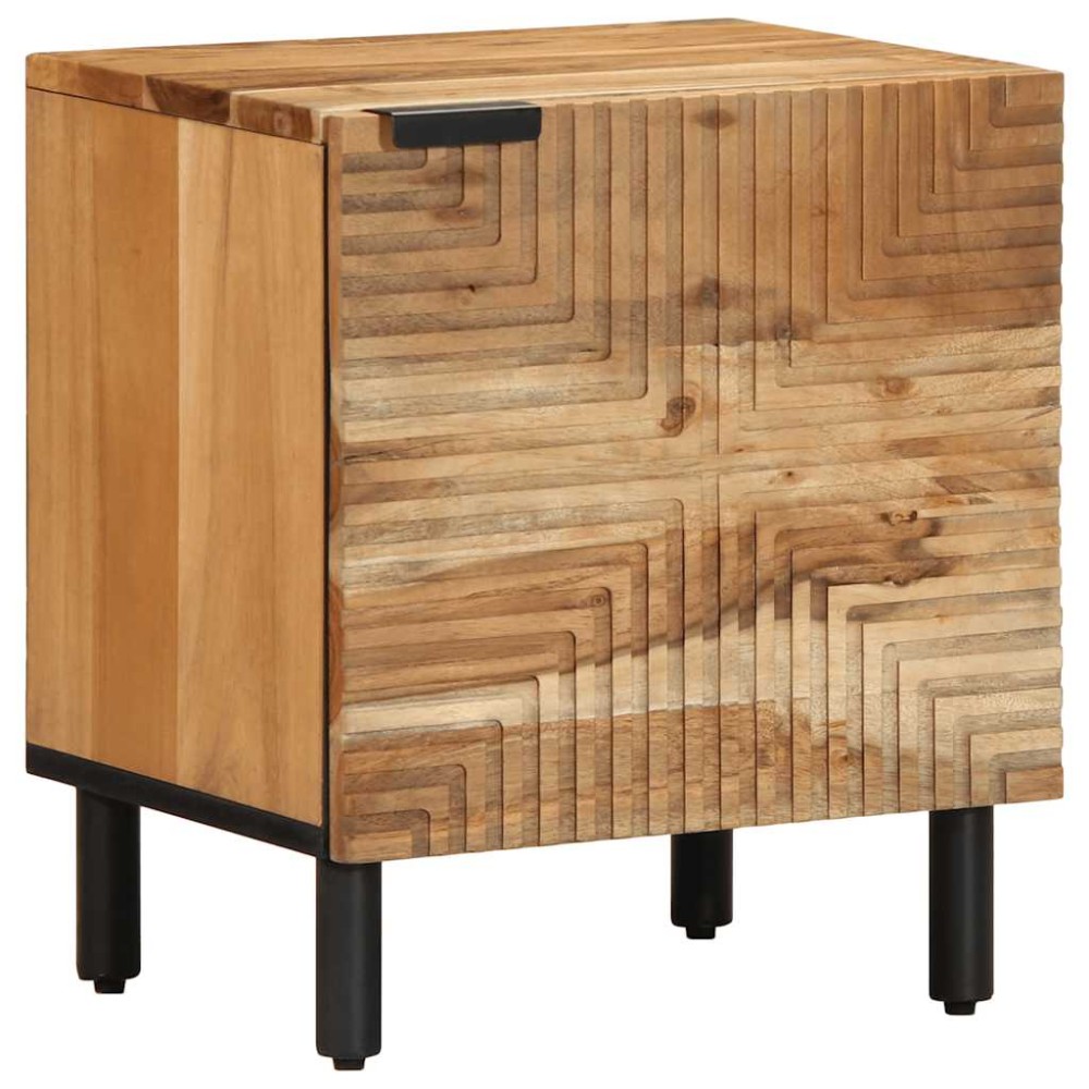 vidaXL Κομοδίνα 2 τεμ. 40x33x46 εκ. από Μασίφ Ξύλο Ακακίας