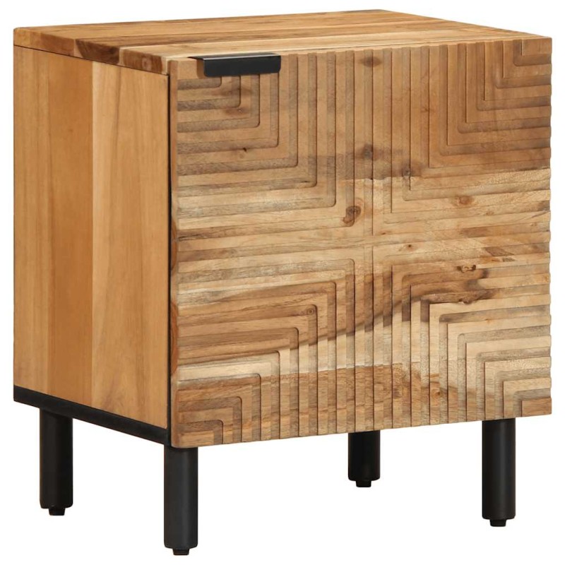 vidaXL Κομοδίνα 2 τεμ. 40x33x46 εκ. από Μασίφ Ξύλο Ακακίας