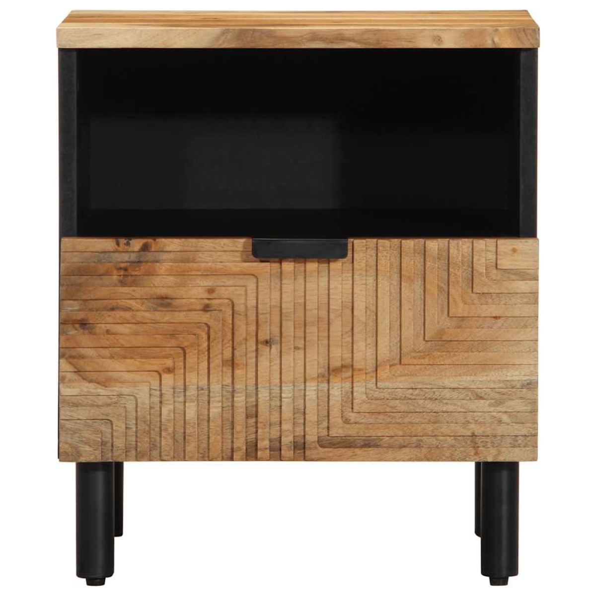 vidaXL Κομοδίνα 2 τεμ. 40x33x46 εκ. από Μασίφ Ξύλο Ακακίας