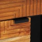 vidaXL Πλαϊνό γραφείο Καφέ 80 x 33,5 x 75 εκ Στερεό ξύλο μάνγκο