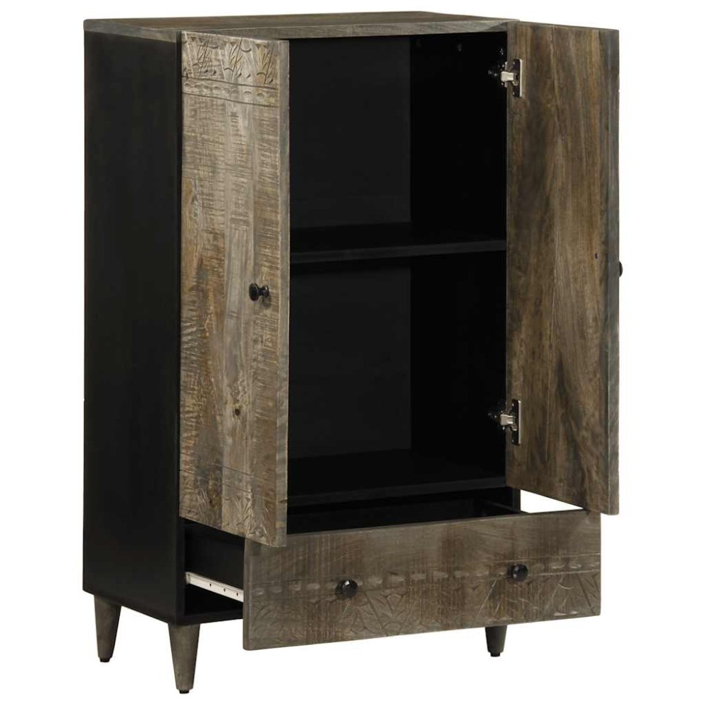 vidaXL Highboard 60x33x100 cm μασίφ ξύλο Mango
