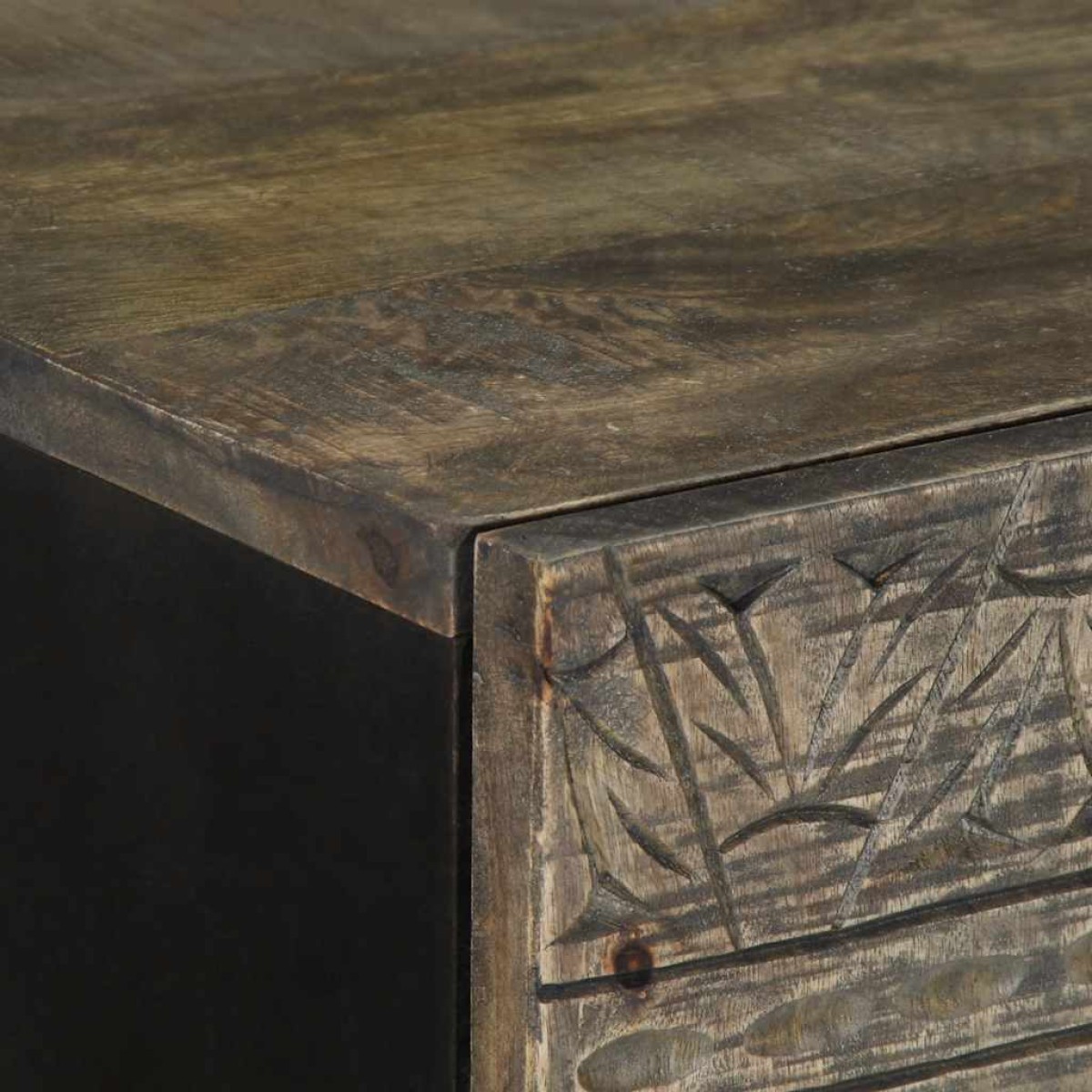 vidaXL Highboard 60x33x100 cm μασίφ ξύλο Mango