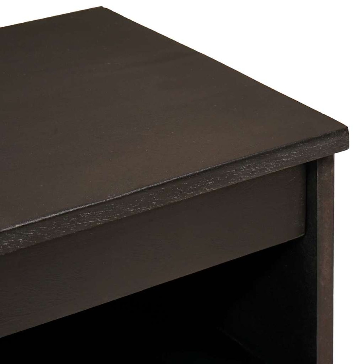 vidaXL Πλαϊνό γραφείο Μαύρο και Χρυσό 60 x 33 x 75 cm
