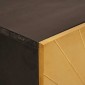vidaXL Βοηθητικό ντουλάπι Μαύρο και Χρυσό 60 x 33,5 x 100 εκ.