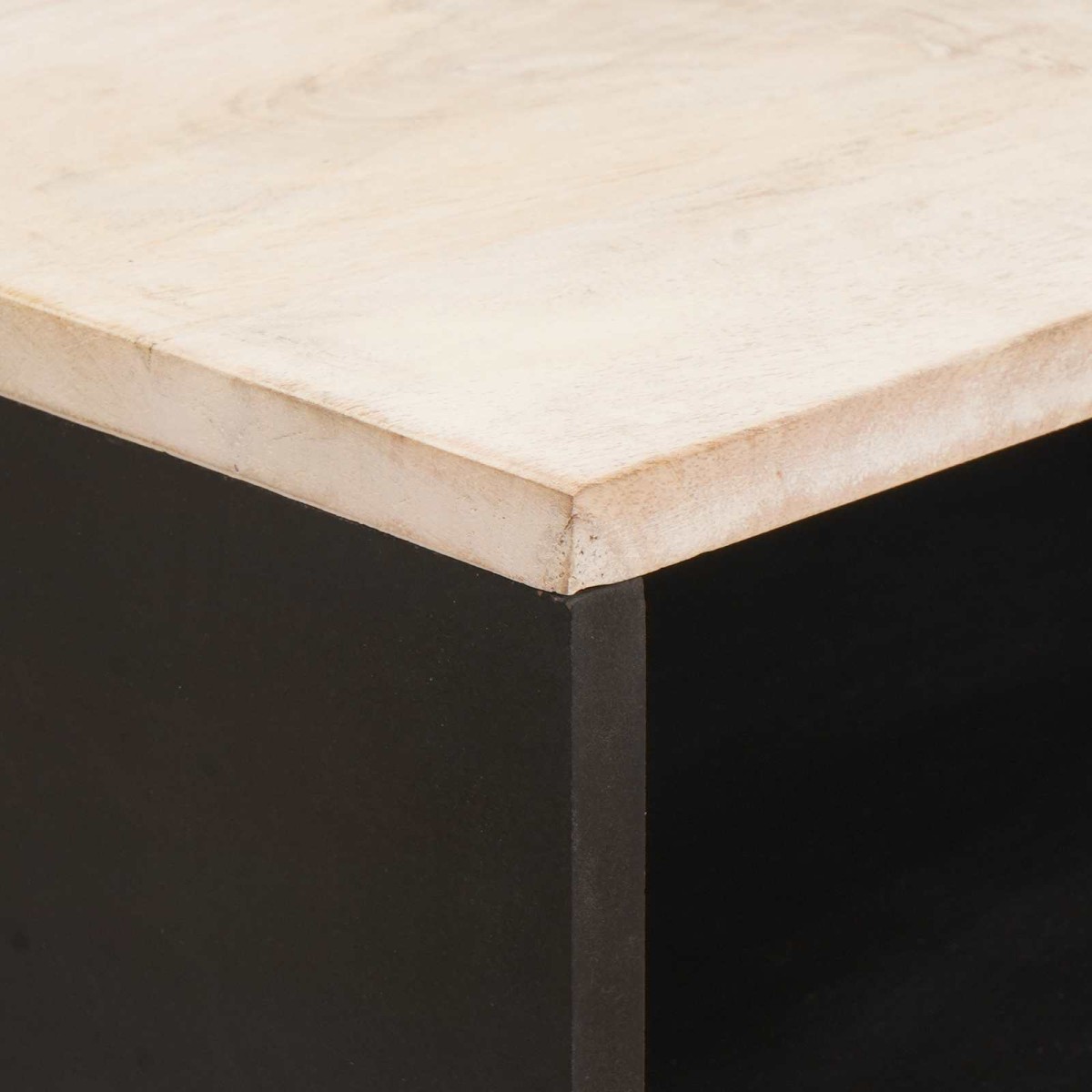 vidaXL Κομοδίνο Λευκό 50 x 33 x 62 εκ. Στερεό ξύλο μάνγκο