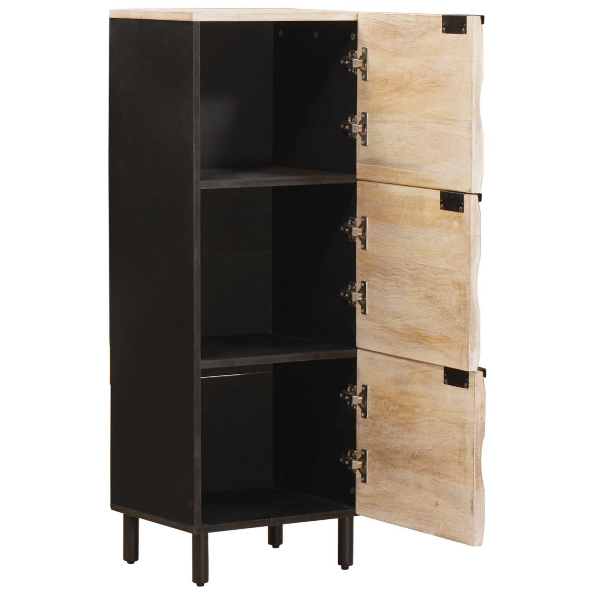vidaXL Highboard Λευκό Φινίρισμα Καθαρισμού 40 x 33 x 110 εκ