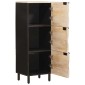 vidaXL Highboard Λευκό Φινίρισμα Καθαρισμού 40 x 33 x 110 εκ