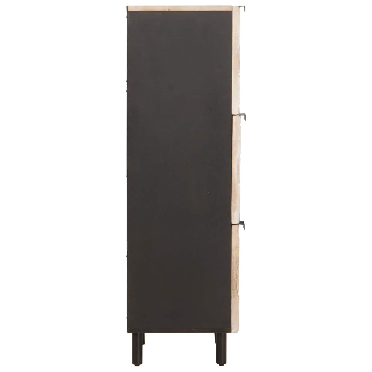 vidaXL Highboard Λευκό Φινίρισμα Καθαρισμού 40 x 33 x 110 εκ