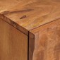 vidaXL Κομοδίνο με συρτάρι Καφέ 40 x 33 x 46 εκ. Στερεό ξύλο μάνγκο