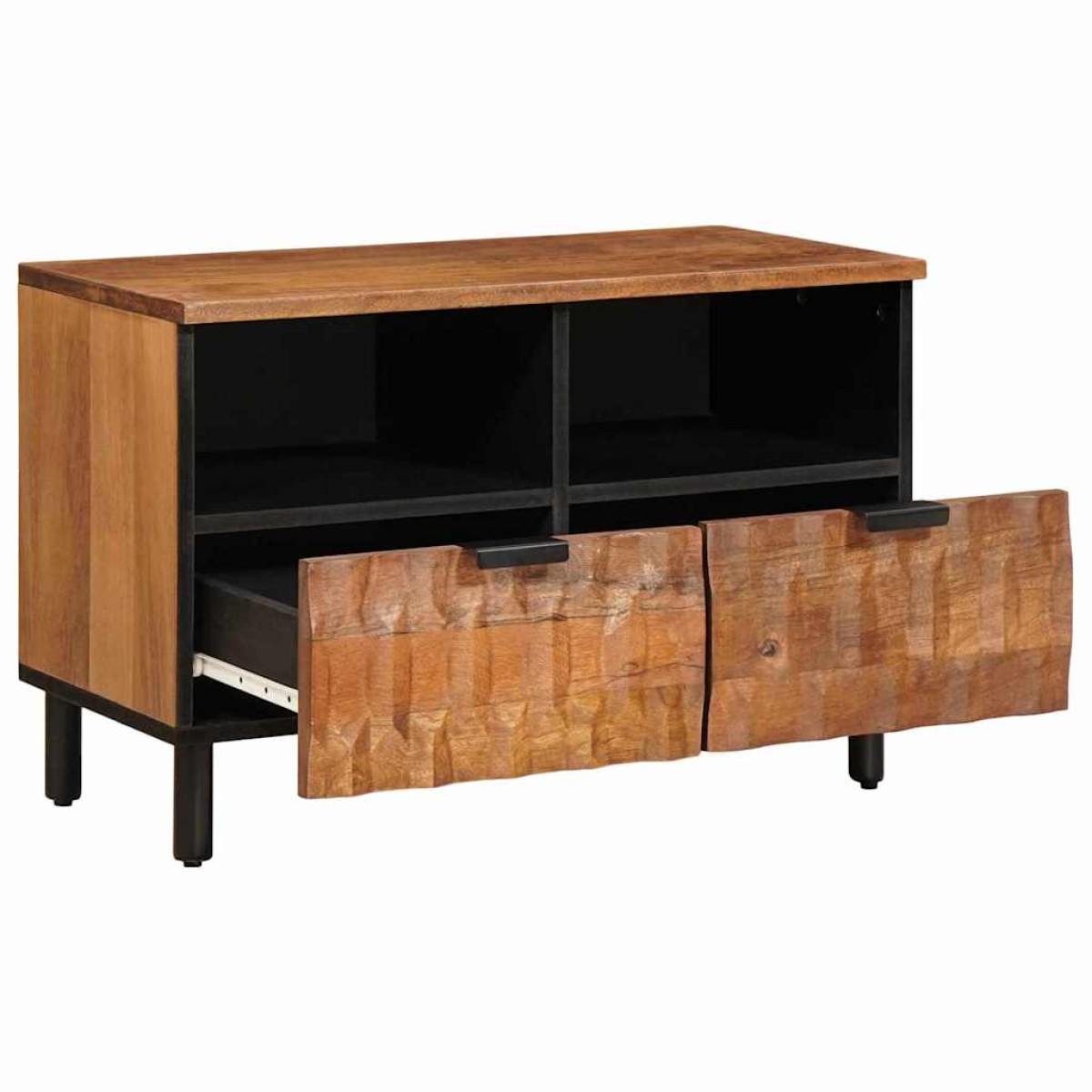 vidaXL Ντουλάπι TV Καφέ Φινίρισμα Ακακίας 70 x 33 x 46 εκ