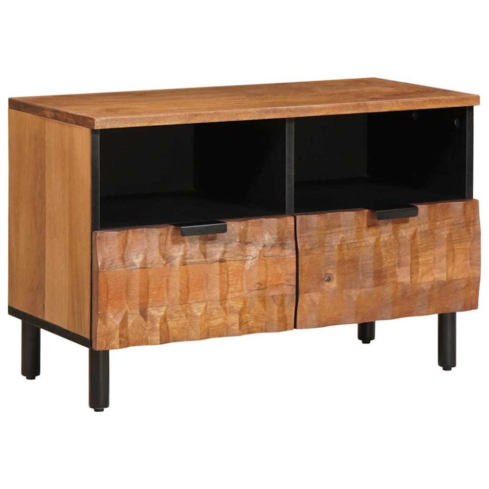 vidaXL Ντουλάπι TV Καφέ Φινίρισμα Ακακίας 70 x 33 x 46 εκ
