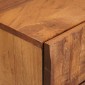 vidaXL Κομοδίνο με συρτάρι Καφέ 50 x 33 x 60 εκ Στερεό ξύλο μάνγκο