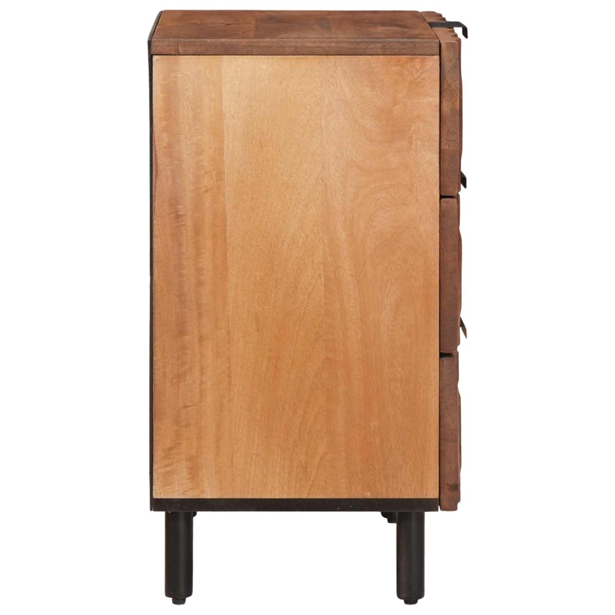 vidaXL Κομοδίνο με συρτάρι Καφέ 50 x 33 x 62 εκ. Στερεό ξύλο μάνγκο