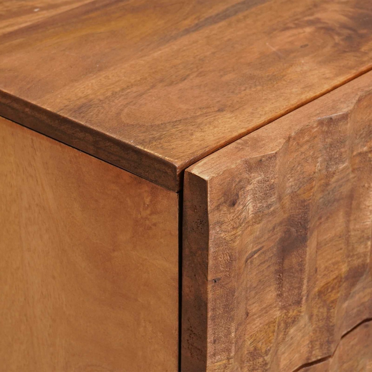 vidaXL Κομοδίνο με συρτάρι Καφέ 50 x 33 x 62 εκ. Στερεό ξύλο μάνγκο