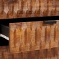 vidaXL Κομοδίνο με συρτάρι Καφέ 50 x 33 x 62 εκ. Στερεό ξύλο μάνγκο