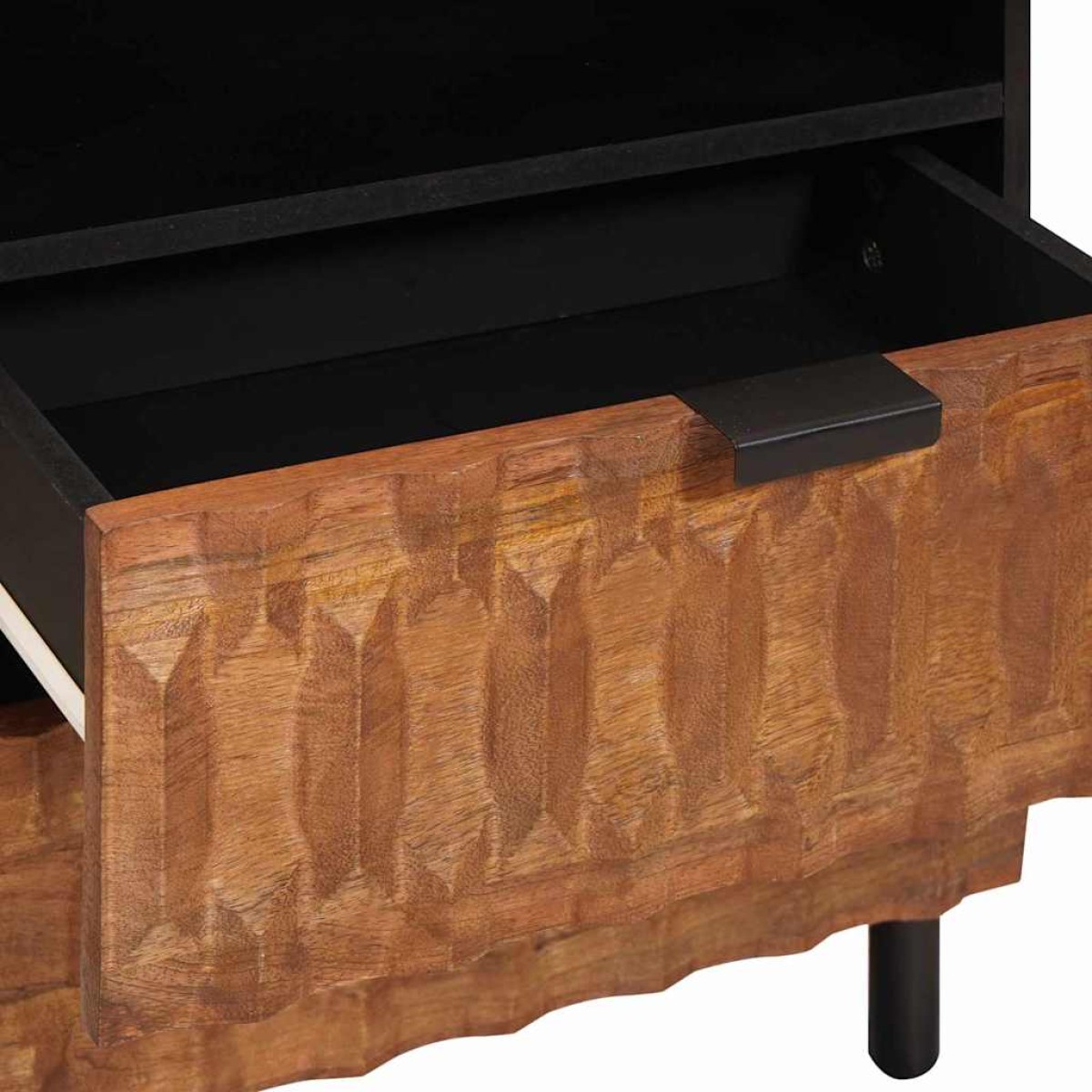 vidaXL Κομοδίνο Καφέ 50 x 33 x 62 εκ. Στερεό ξύλο μάνγκο