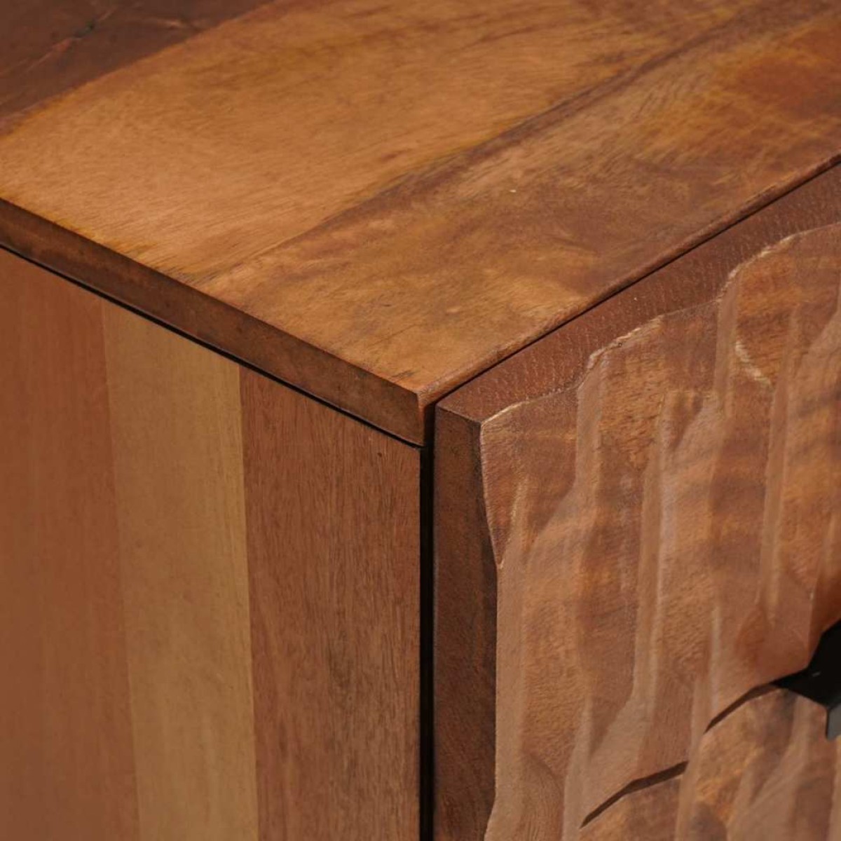 vidaXL Κομοδίνο Καφέ 50 x 33 x 60 εκ Στερεό ξύλο μάνγκο