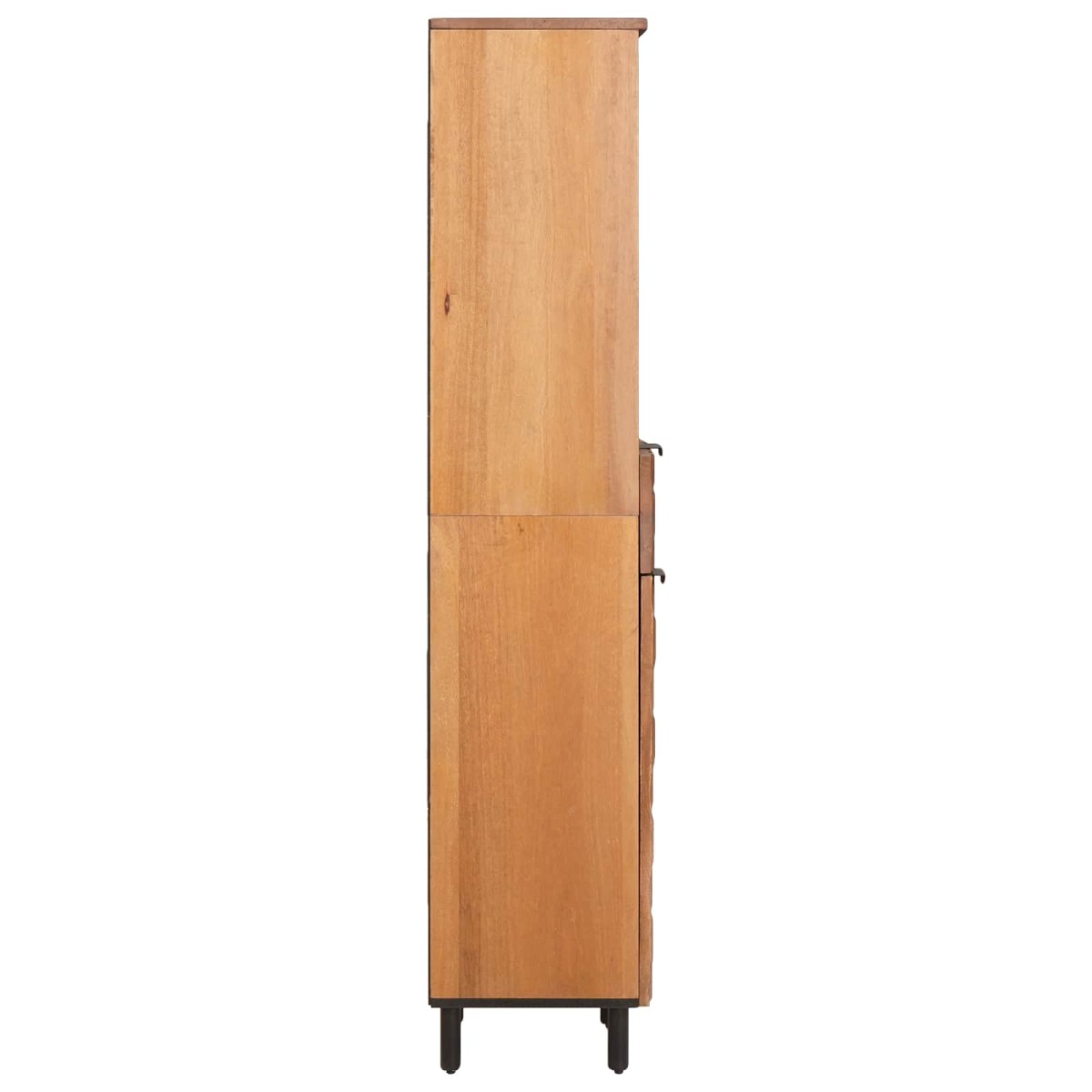 vidaXL Ντουλάπι Μπάνιου Καφέ 38 x 33 x 160 εκ. Στερεό ξύλο μάνγκο