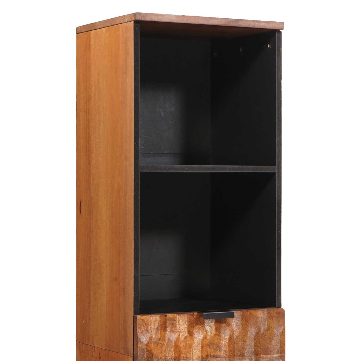 vidaXL Ντουλάπι Μπάνιου Καφέ 38 x 33 x 160 εκ. Στερεό ξύλο μάνγκο