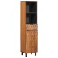 vidaXL Ντουλάπι Μπάνιου Καφέ 38 x 33 x 160 εκ. Στερεό ξύλο μάνγκο