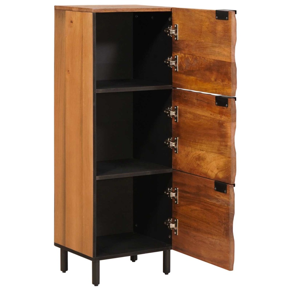 vidaXL Highboard Καφέ Φινίρισμα Ακακίας 40 x 33 x 110 εκ