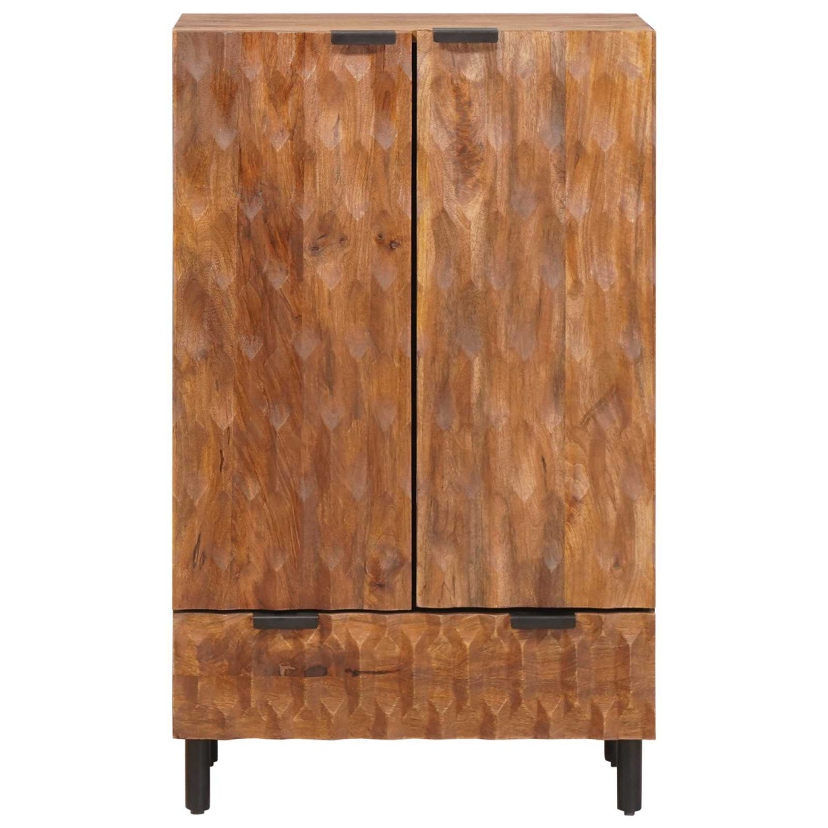 vidaXL Highboard με συρτάρι Καφέ Φινίρισμα Ακακίας 60 x 33 x 100 εκ.
