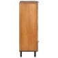 vidaXL Highboard με συρτάρι Καφέ Φινίρισμα Ακακίας 60 x 33 x 100 εκ.